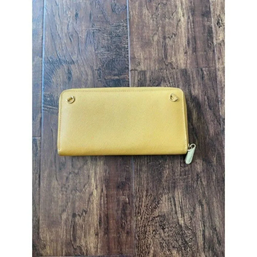 Samantha Brown Mustard Yellow RFID Wallet